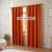 Blackout Curtains For Bedroom & Living Room – Thermal Insulated, 100% Light Blocking, Rod Pocket Design, Polyester Fabric – Orange, Green, White, Pink_voghion.com