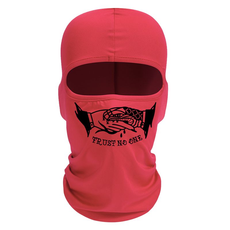 No confíes en nadie Sombrero de montar Sombrero de lycra para hombres y mujeres_voghion.com