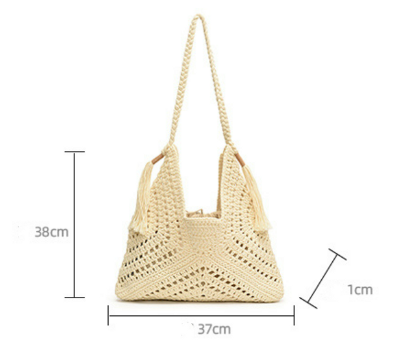 Weibliche Nischendesigner-Umhängetasche mit einer Schulter, Halbmondtasche, Leder, Damentasche,_voghion.com