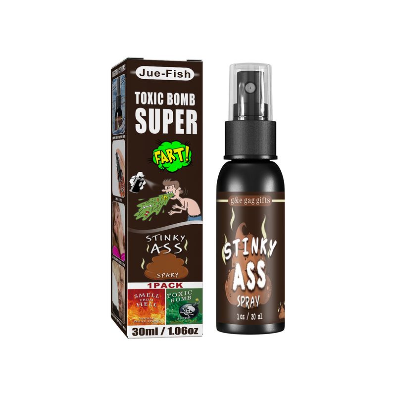 Spray de pește Jue, Ziua Păcălelilor, jucărie lichidă pentru întreaga persoană, parodie, miros de bombă iadică, divertisment, cacă_voghion.com