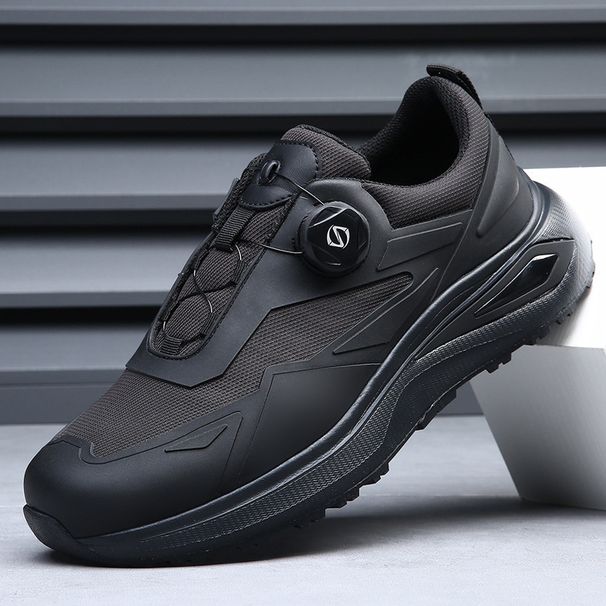 Unbeatable Quality 2024 Spring Trendy Sports Casual Breathable Soft Sole Outdoor Running Rotating Button Health Walking Shoes_voghion.com