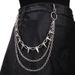 Einzigartiger Crazy Hunter Übertriebener Spiked Pants Anhänger Cool Metal Punk Rock Hip Hop Taillenkette_voghion.com