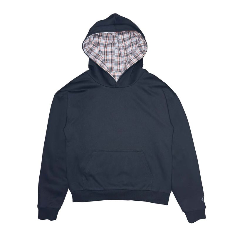 Wendbarer Hip-Hop-Street-Hoodie mit Schachbrett-Print – Unisex-Oversize-Pullover für Männer und Frauen – Weicher Polyesterstoff – Trendy Urban Fashion_voghion.com