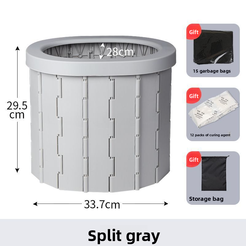 Folding Travel, Portable Adults, Emergency Car Use, Self Driving, Curing Agent For Odor Prevention, Outdoor Toilet_voghion.com