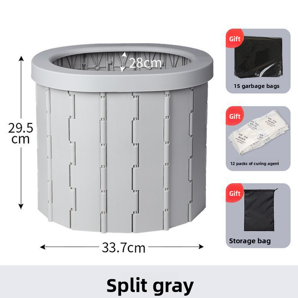 Folding Travel, Portable Adults, Emergency Car Use, Self Driving, Curing Agent For Odor Prevention, Outdoor Toilet_voghion.com