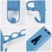 4Pcs Indoor Self Adhesive Laundry Hanger Drying Rotatable Hook Stand Home Organizer Portable Wall Stick Clothes Hanger Storage Rack_voghion.com