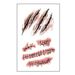 Halloween horror littekens mes bloed littekens tand littekens krassen hechtingen wonden littekens feest grappig tatoeage stickers_voghion.com