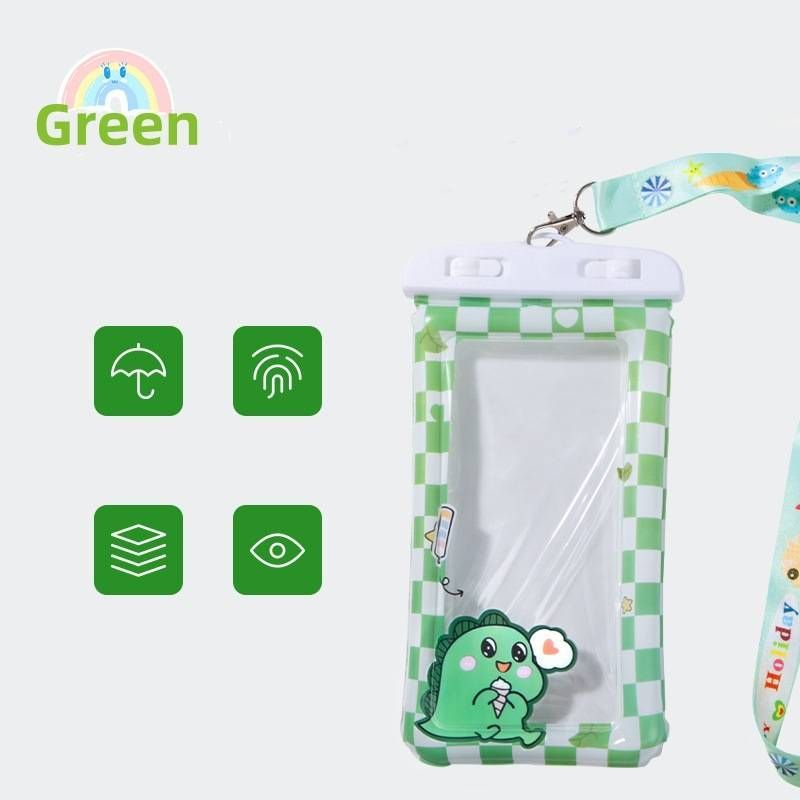 Reizen, duiken, surfen, airbag, cartoon waterdichte tas voor mobiele telefoon, beschermhoes met touchscreen-afdichting, anti-val_voghion.com