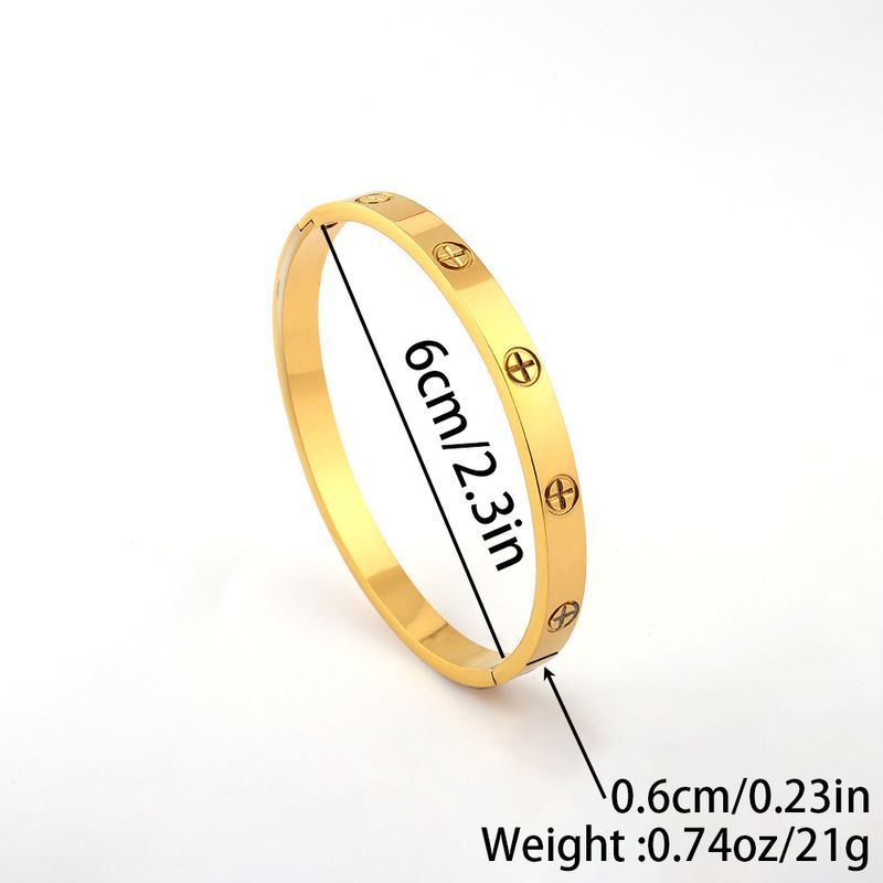 Titan Stahl Armband Für Frauen Manschette Armbänder Auf Hand Paar Mode Armreifen Charme Schmuck Zubehör_voghion.com