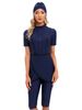 Muslim Swimwear Short Sleeve Ladies Conservative Swimsuit Women Beach Swimsuit Burkini_voghion.com