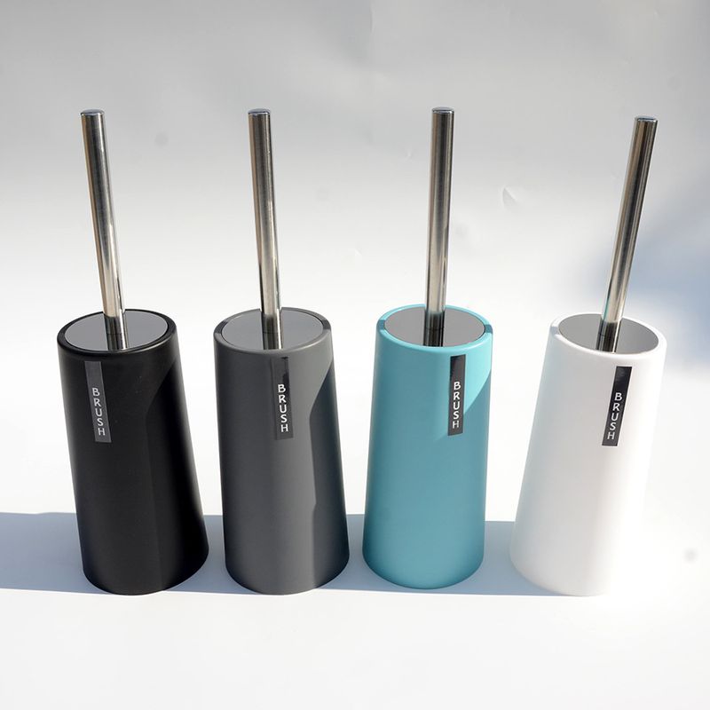 Spazzola per la pulizia del WC alla moda, set di spazzole in plastica spessa con base_voghion.com