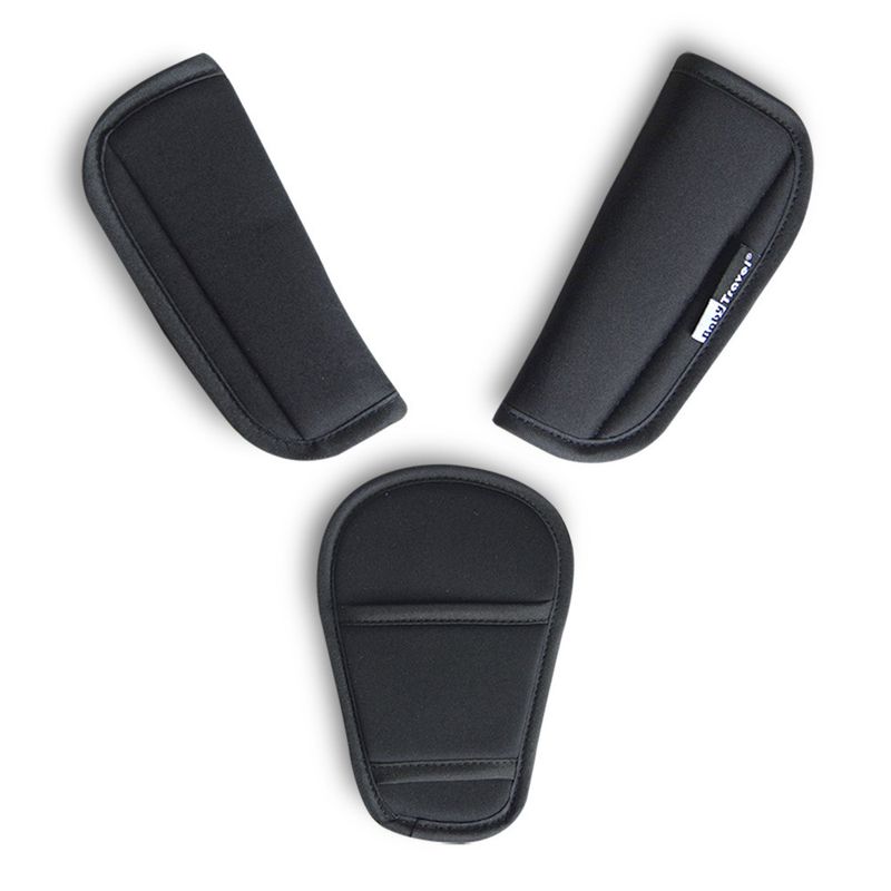 Baby three piece set, child car seat, safety belt, shoulder pad, front crotch cover, stroller protection cover_voghion.com