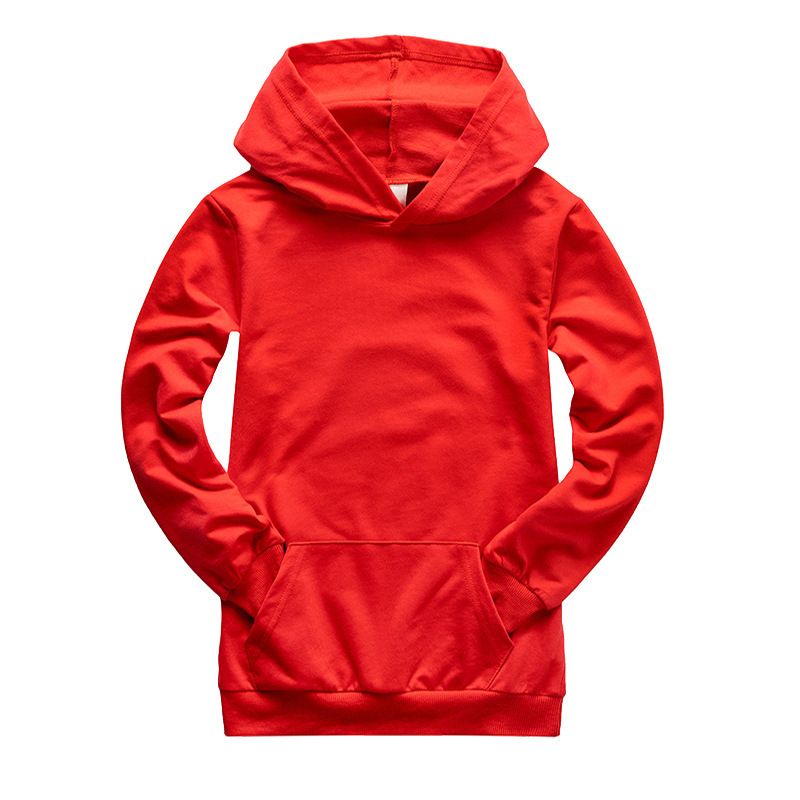 Felpa con cappuccio e tasca per bambini 100CM-170CM K Blank_voghion.com