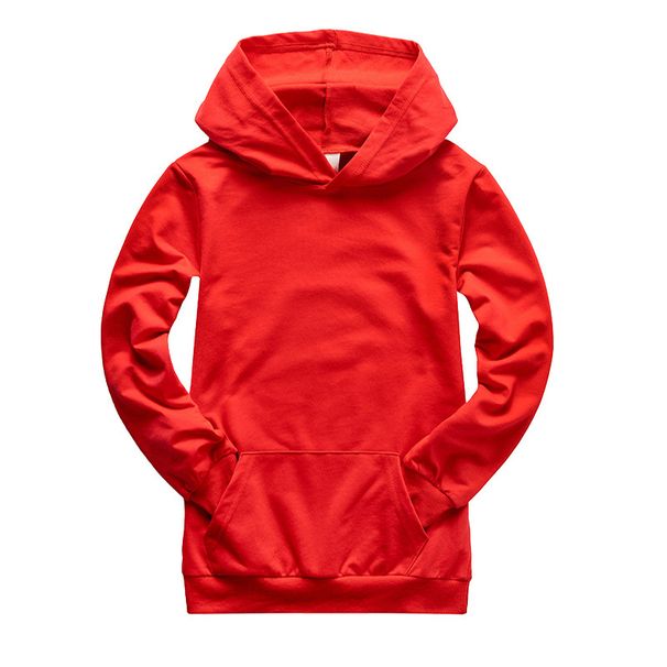 Felpa con cappuccio e tasca per bambini 100CM-170CM K Blank_voghion.com