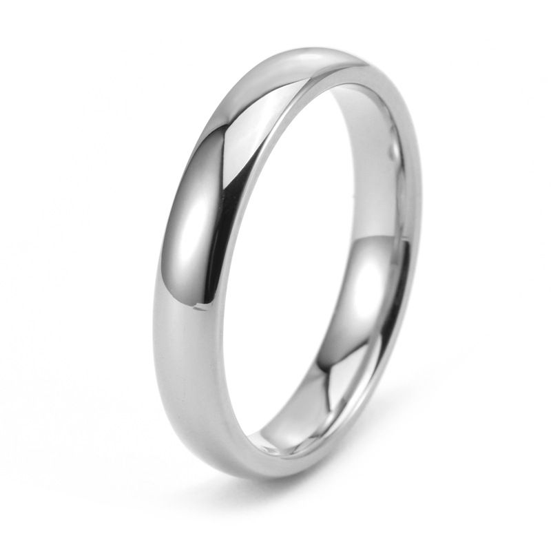 Women's Jewelry Smooth Gender Free Couple Tungsten Steel K Gold Ring Simple Men And Women Punk Tungsten Gold Hand Jewelry Ring_voghion.com