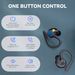Fones de ouvido sem fio TWS, fones de ouvido esportivos à prova d'água, fone de ouvido estéreo supra-auricular com microfone e ganchos de orelha, fones de ouvido intra-auriculares com_voghion.com