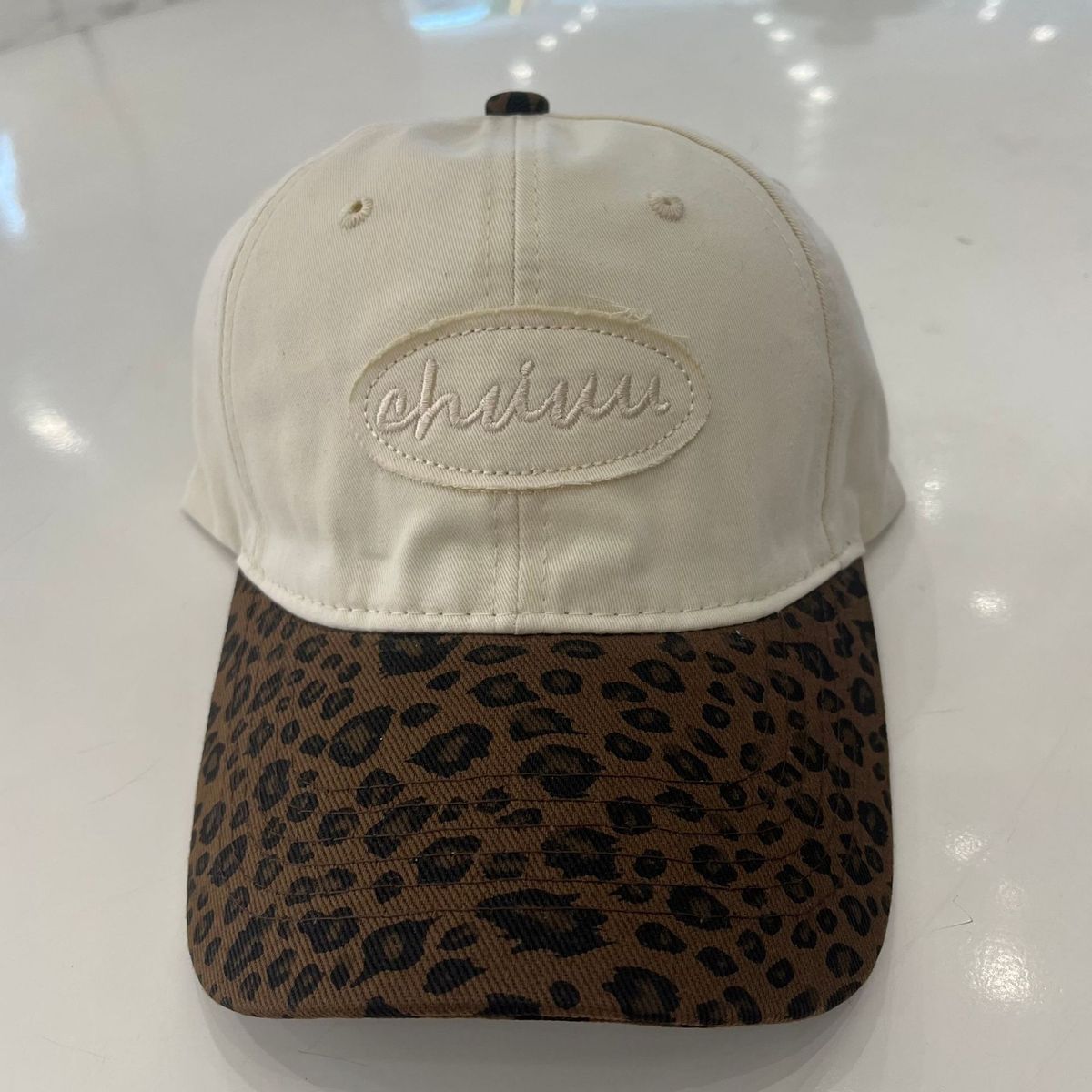 Berretto da baseball unisex con stampa leopardata, patchwork, estivo, versione coreana, alla moda, con ricamo a lettera_voghion.com