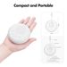 Portable Baby Sleep Machine White Noise Sound Machine 10 Soothing Sounds 15/30/60min Timer Volume Adjustable USB Rechargeable_voghion.com