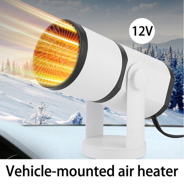 12V 24V Araba Isıtıcısı Elektrikli Soğutma Isıtma Fanı Çok İşlevli Buğu Çözücü Buz Çözücü Taşınabilir Kurutma Makinesi Ön Cam Buğu Giderme Fanları_voghion.com