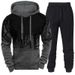 Herbst Winter Trend Trainingsanzüge Männer Camouflage Hoodie + Hose 2 Stück Set Sport Tragen 3d Tinte Jogging Anzüge_voghion.com