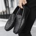 SHLIANG Herr Loafers Läderskor För Herr Fritidsskor Mockasiner Andas Sneakers Herr Körskor Comfort Flats S070A_voghion.com