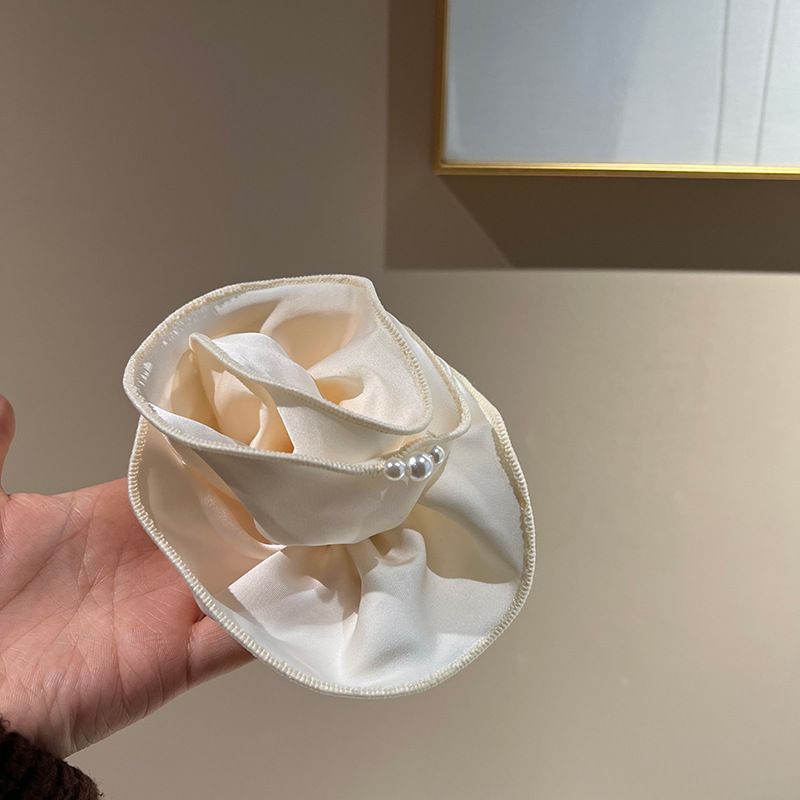 Requintado arco grande de alta qualidade com strass faixa de cabelo simples temperamento cravejado de diamantes clipe de mola grampo de rabo de cavalo para mulheres_voghion.com