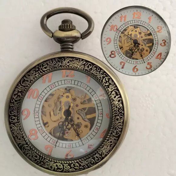 Grote Qing Gu uitgeholde volledig automatische zakhorloge voor mannen en vrouwen, mechanisch geschenkhorloge_voghion.com