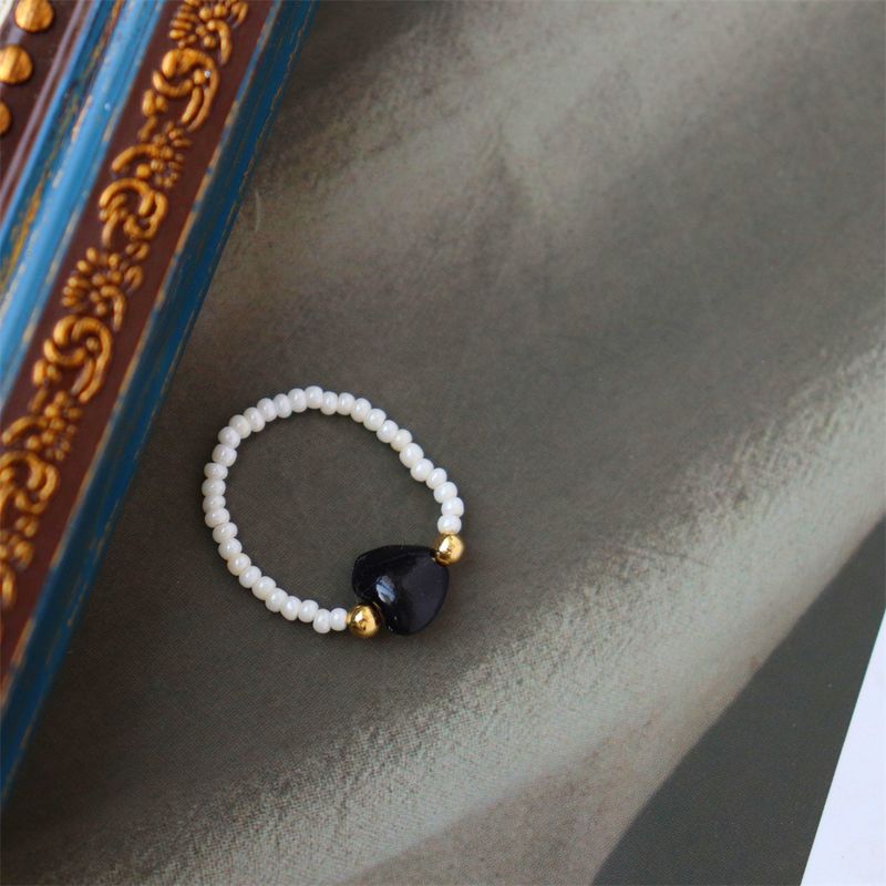 Neu Chinesischen Stil Elastische Lapis Lazuli Ring Natürliche Stern Perle Achat Persönlichkeit_voghion.com