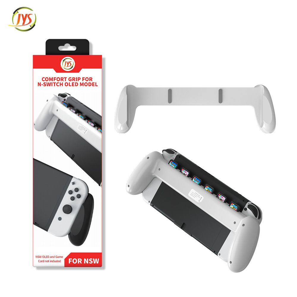 1PC Switch OLED host specifico impugnatura antiscivolo con slot per scheda di gioco Accessori OLED_voghion.com
