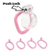 2025 New Hight Quickly Chastity SM Abstinence Bondage Cage With 5 Size Rings Adult Alternative Erotic Toys 정조대_voghion.com