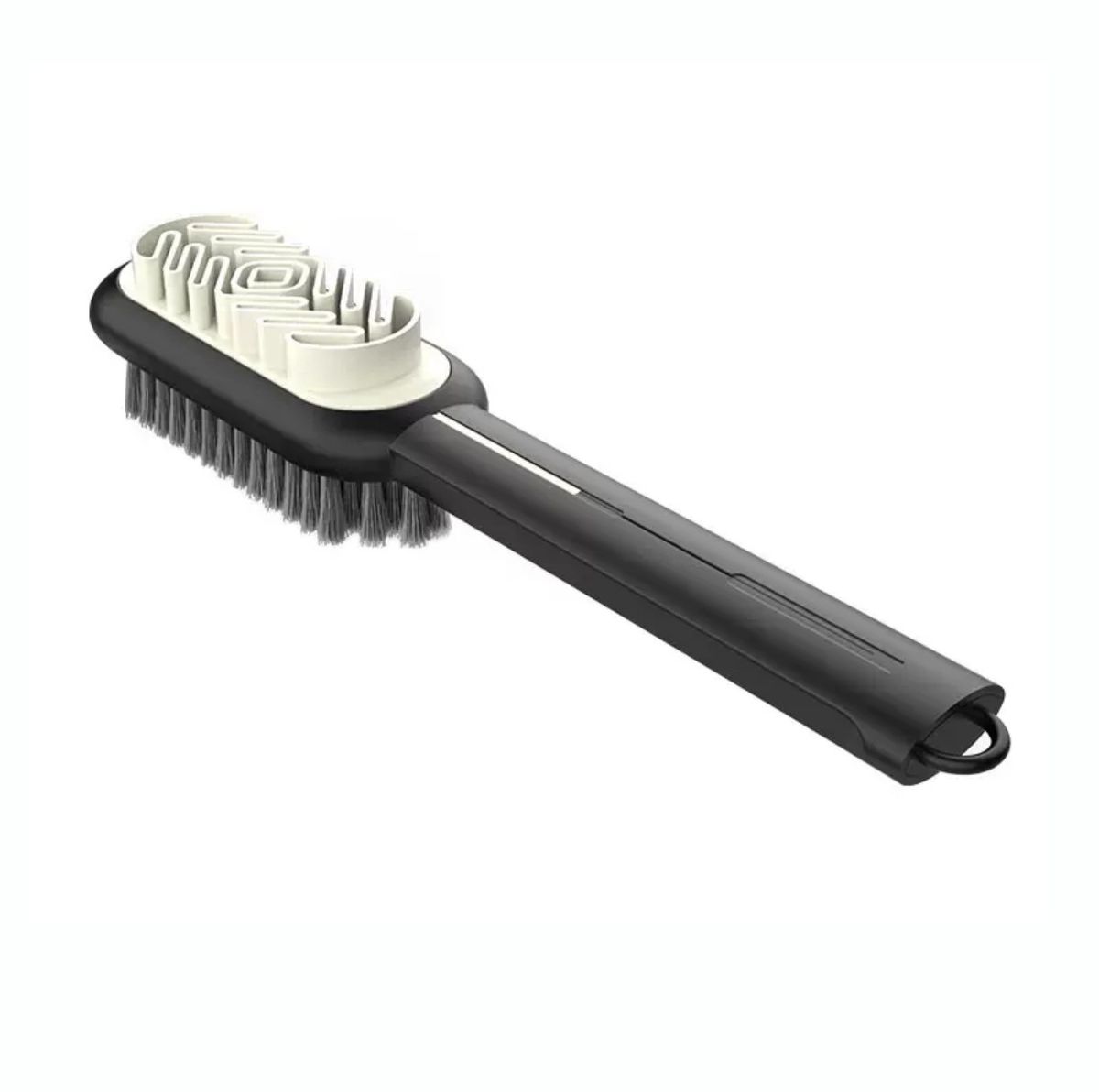 Spazzola per la pulizia a doppia faccia per stivali in pelle scamosciata e nabuk, adatta per scarpe in gomma, spazzola per macchie e polvere, spazzola per scarpe in acciaio e plastica, detergente per stivali in gomma_voghion.com