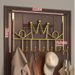 Over-the-Door No-Drill Household Bathroom Hook Bedroom Door Clothes Rack_voghion.com