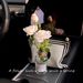 Ornament Decoration High-End Accessories Cute Vase Rose For Car Dashboard_voghion.com