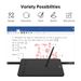 XP Pen Deco 01 V3 Graphic Digital Drawing Tablet 10*6 Inch 8 Shortcut Keys 16384 Levels 60 Degrees Tilt For Windows_voghion.com