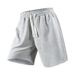 Men's Casual Summer Shorts - Loose Fit Cotton Cargo Shorts With Elastic Waist, Breathable & Comfortable_voghion.com