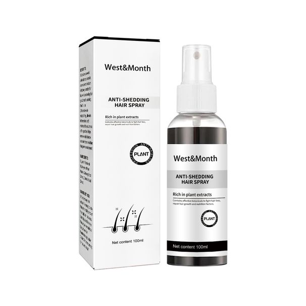A West&Month hullás elleni spray javítja a hajvonal sűrűségét, erősíti a hajat, táplálja a gyökeret, hidratálja a hajat_voghion.com