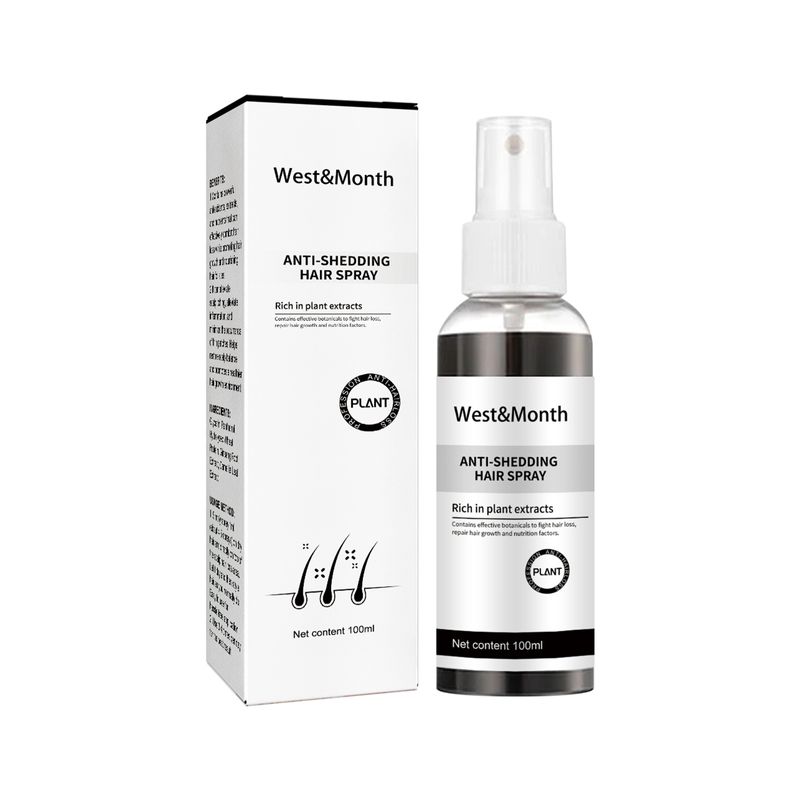 West&Month sprej protiv opadanja poboljšava gustoću kose, jača kosu, hrani korijen, vlaži kosu_voghion.com