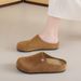 Women's Mary Jane Burkon Toe Slippers, Inside High, Versatile,_voghion.com