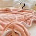 Ultra Soft Bubble Milk Fleece Blanket - Hypoallergenic Anti-Static, Plush Cozy Throw All Seasons, Perfect For Home,_voghion.com