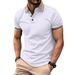 2025d Ins 2024 Sommer Schnellverkauf Farbblockknopf Herren Sport Poloshirt_voghion.com