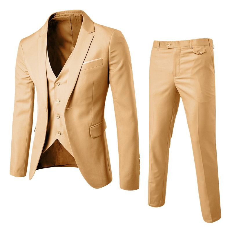 Traje de hombre traje delgado de 3 piezas chaqueta de fiesta de boda de negocios chaleco y pantalones abrigo estilo europeo americano vestido social camisas pantalones_voghion.com