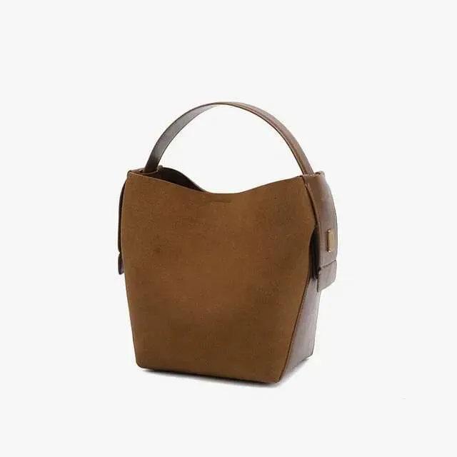Original Women's New Bucket Suede Casual Handbags Shoulder Crossbody Winter Bag_voghion.com