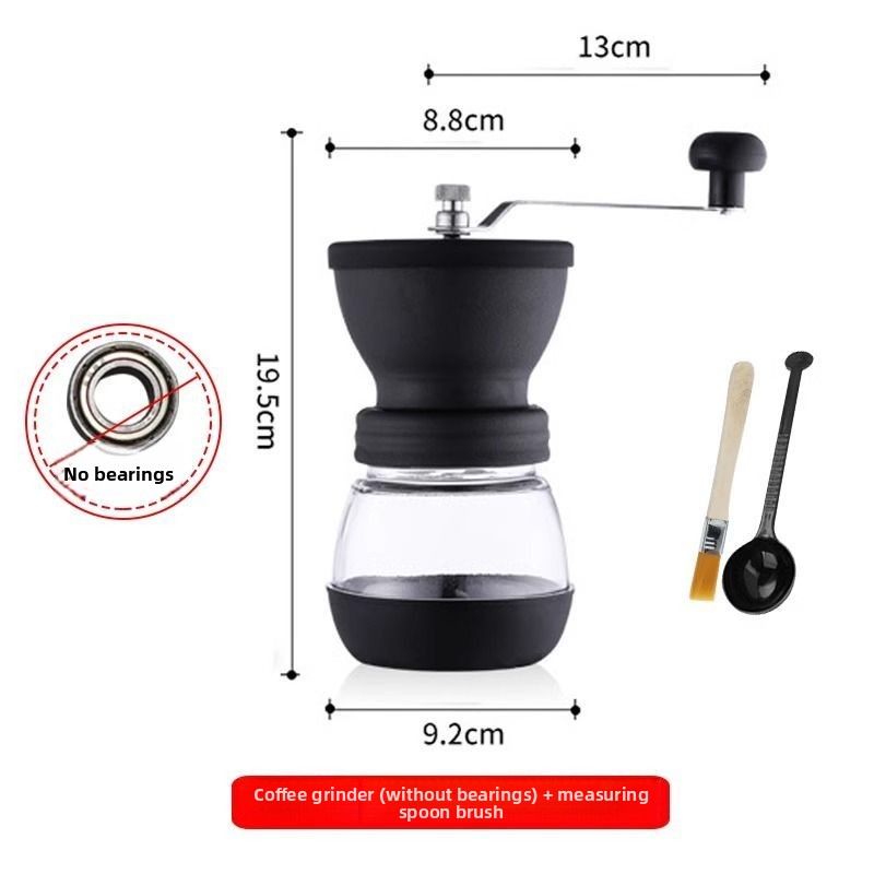 ZIVA Crank Bean Manual Hand Grinder Ultra-Fine Pour Over Coffee Set_voghion.com