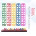 4D Simple Rainbow Digital Card Car Interior Temporary Moving Parking Tag In Stock Wholesale_voghion.com