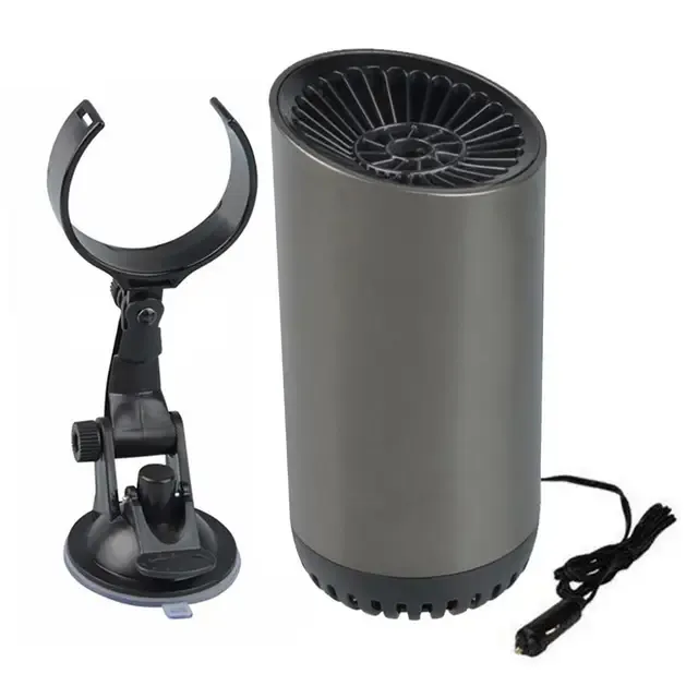 12V 150W Cup Shape Heater Fast Heating Fan Portable Adjustable Windshield Deing Defroster For Car Accessories_voghion.com