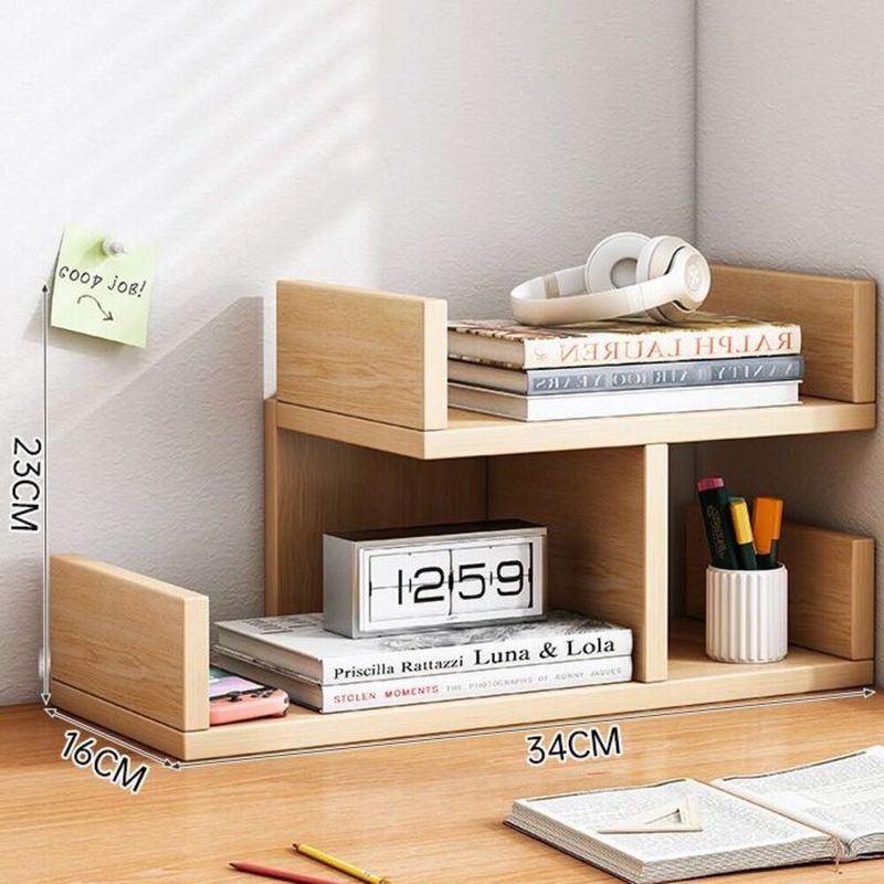 Desktop Bookshelf Tabletop Rack Office Simple Desk Organizer Storage Home Multi-layer Cabinet Small Bookcase_voghion.com