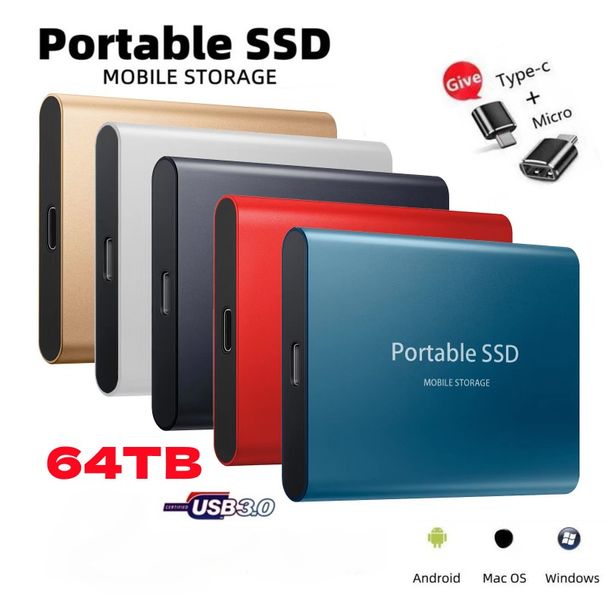 SSD mobile hard disk large capacity upgrade 16TB8TB4TB2TB portable ultra-thin high-speed solid state drive_voghion.com