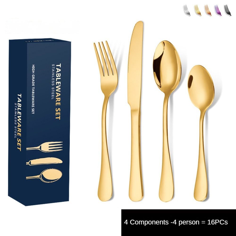 Skull Pattern Cutlery - Thickened Restaurant Tableware_voghion.com
