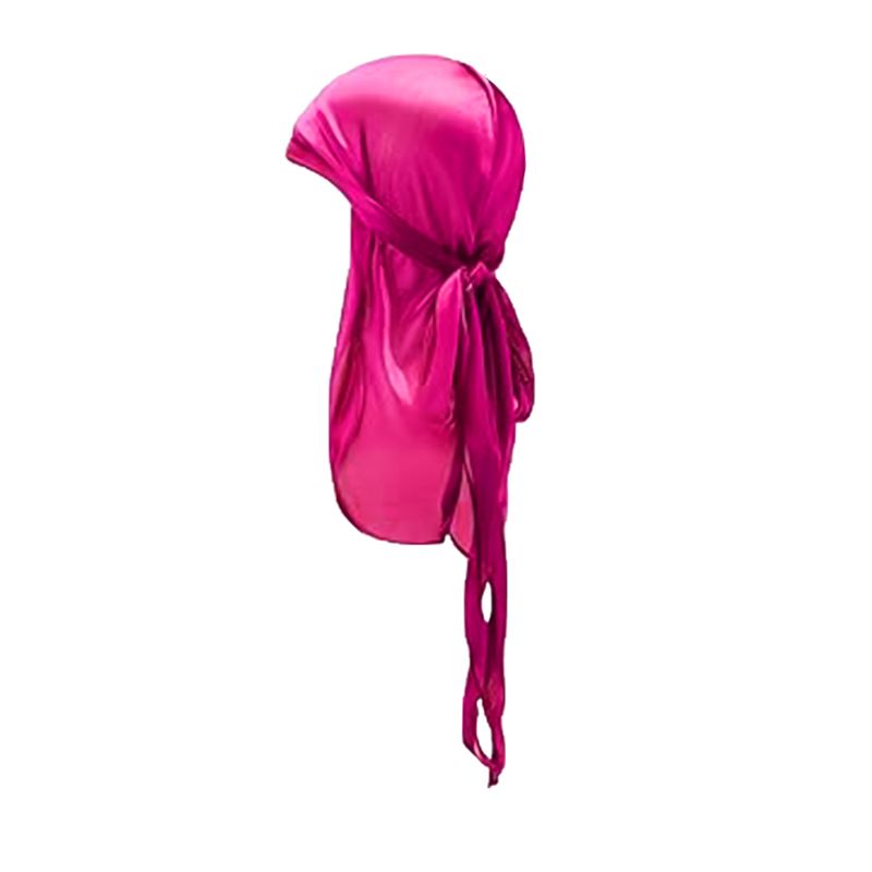 Children's Silk Pirate Hat Cross Border New Elastic Satin Cap Versatile Long Tail Pirate Hat DURAG_voghion.com