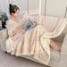 Goldene Schildkröte Plüsch verdickt warme Abdeckung Bettlaken Sofa Decke Korallen Flanell Winter Quilt_voghion.com
